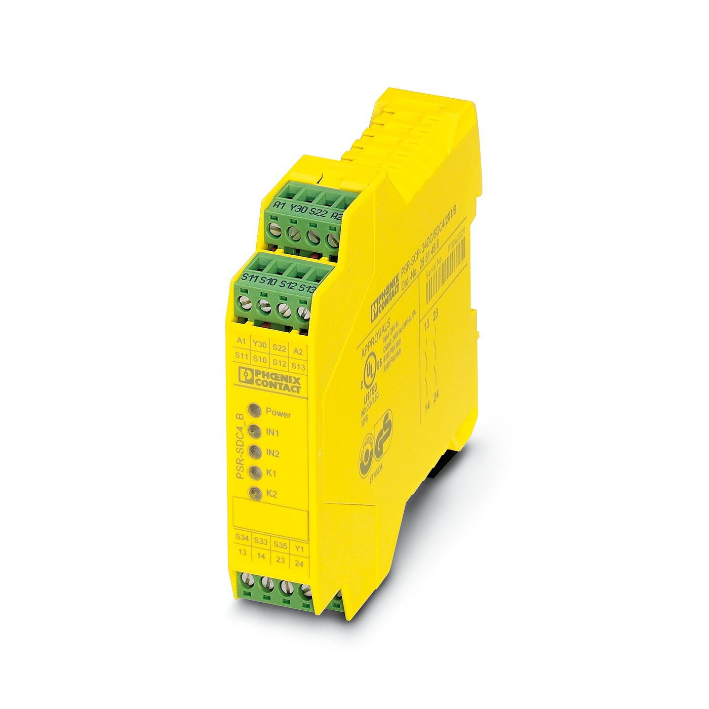 Phoenix Contact PSRclassic PSR-SCP Safety Relay 24V dc, Dual-Channel 2 Safety Contacts