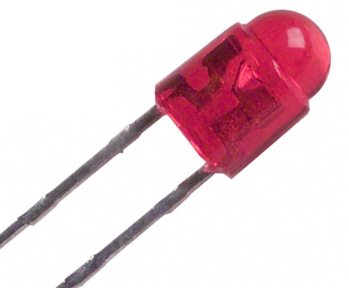 ROHM1.9 V Red LED SLI-343 Through Hole, SLI-343URC3F