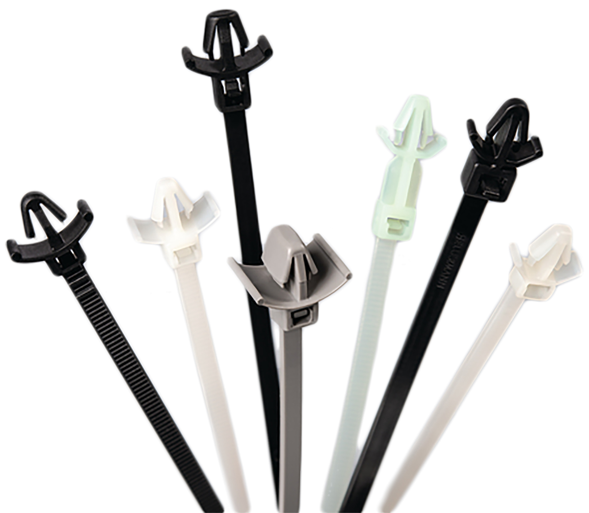 HellermannTyton Cable Tie, Assembly, 225mm x 5 mm, Black Polyamide 6.6 (PA66), Pk-1000