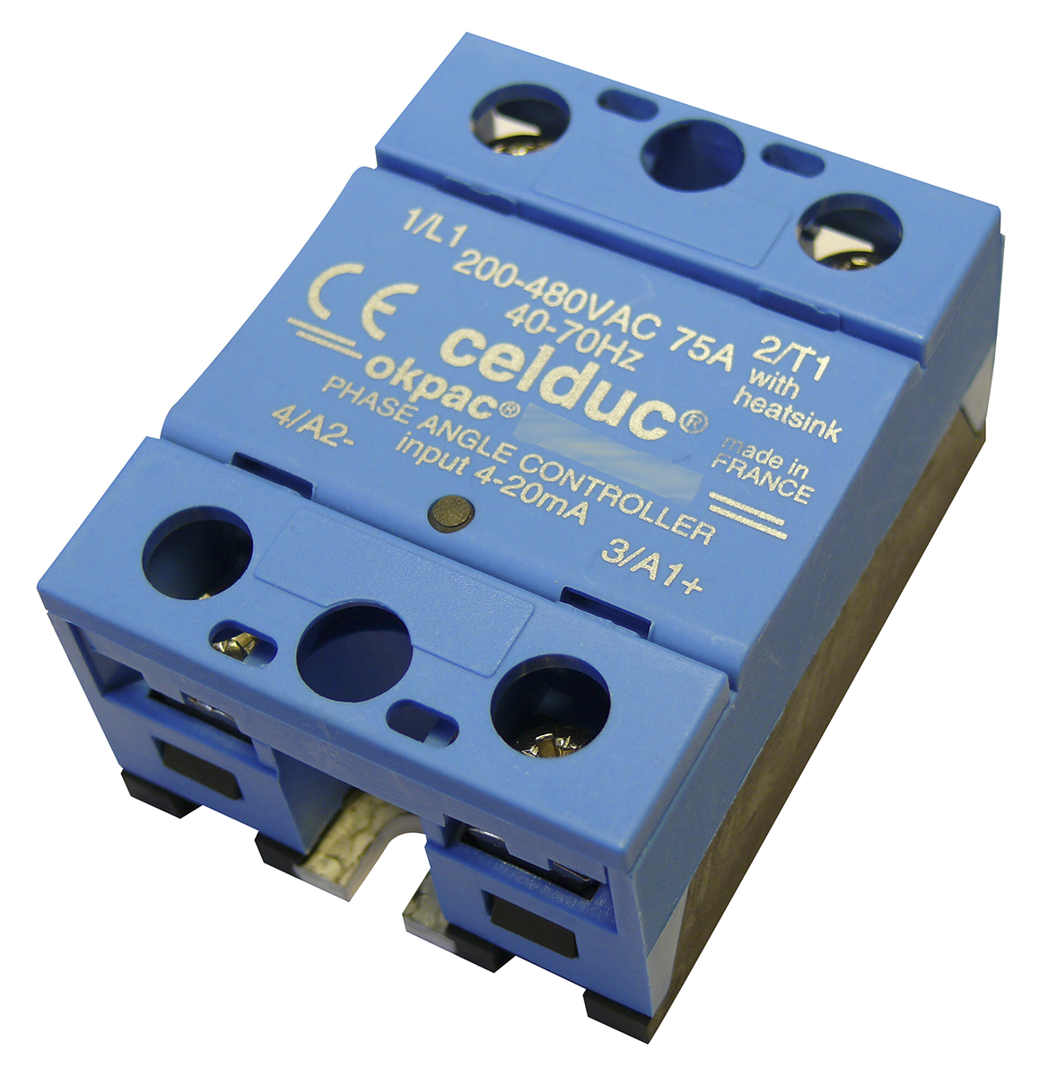Celduc SO4 Series Solid State Relay, 125 A Load, Panel Mount, 480 V ac Load