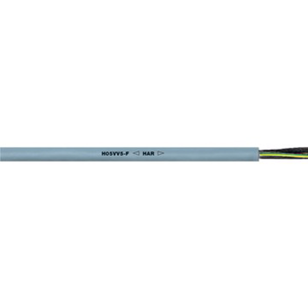 Lapp 2.5 mm² 5 Core Power Cable, H05VV-F, Grey PVC, 100m