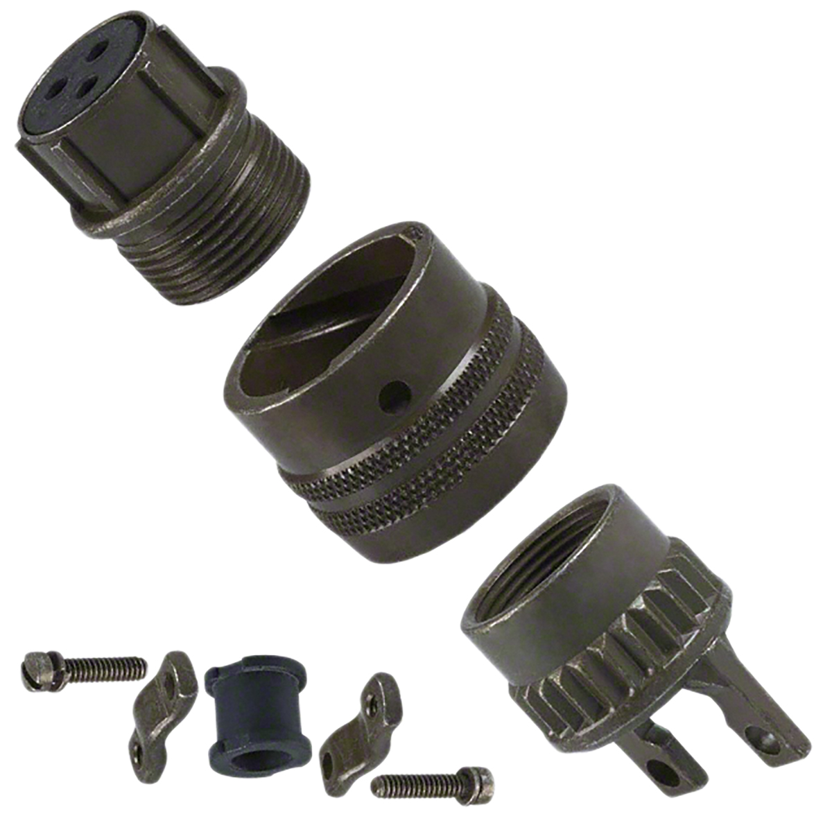 Amphenol Socapex, PT, Copper Alloy 3 Way Cable Mount MIL Spec Circular Connector PlugGreen, Socket Contacts,Shell Size