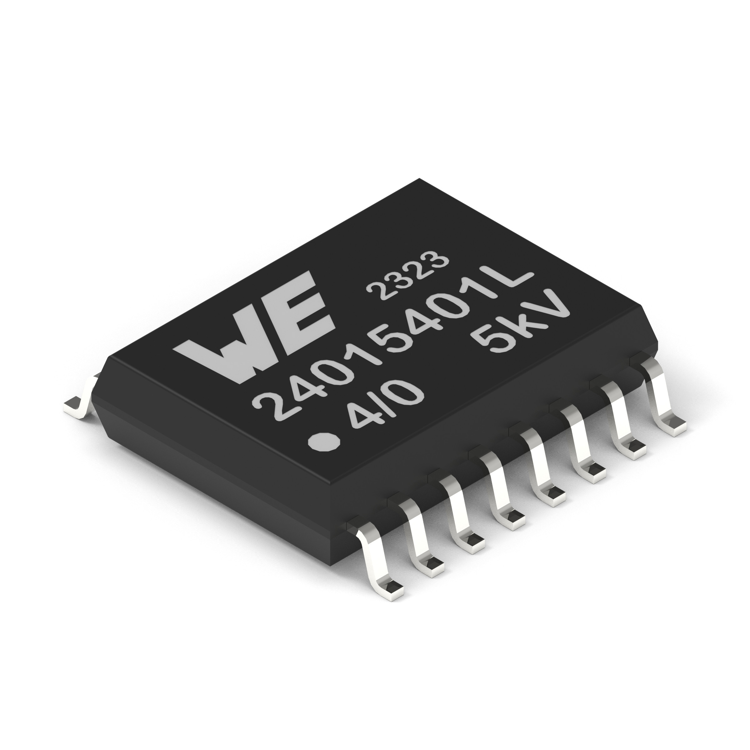 18024015401L Wurth Elektronik, 4-Channel Digital Isolator 100Mbps, 5 KV, 16-Pin SOIC