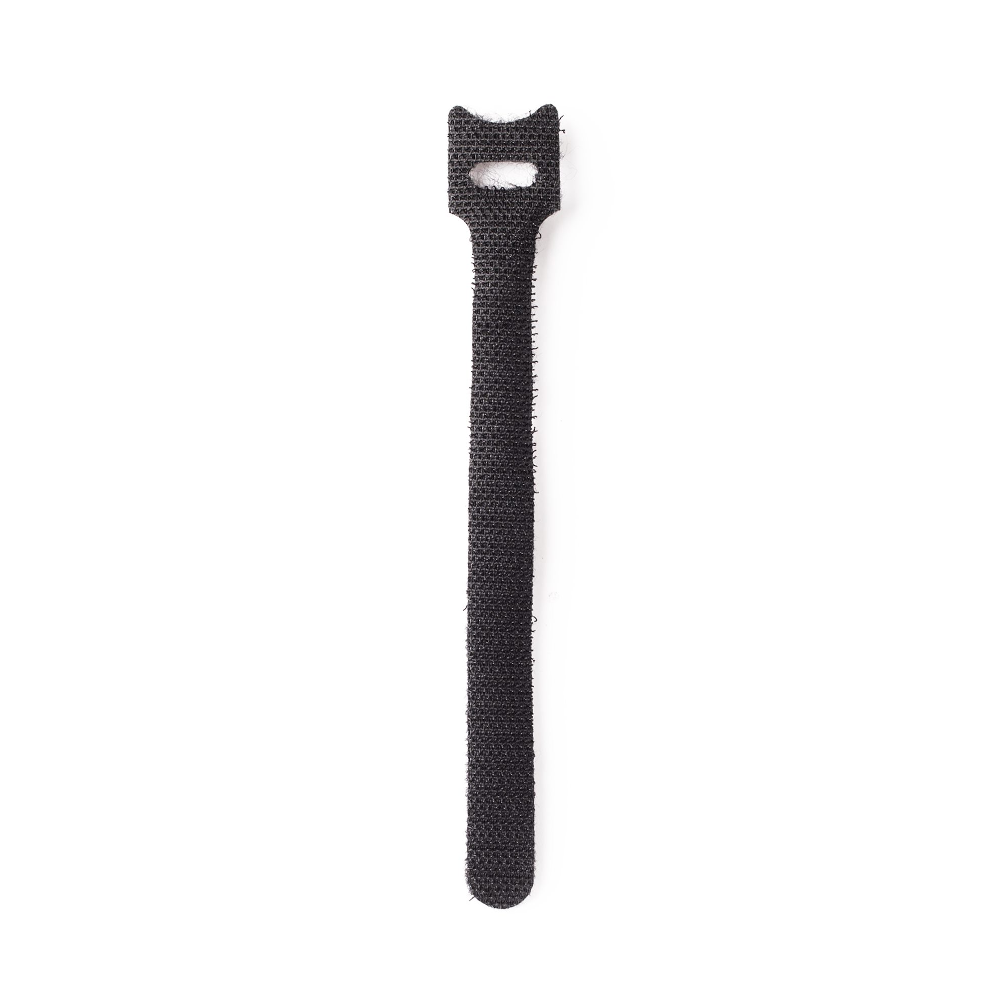 StarTech.com Cable Ties, Hook and Loop, 5.9in x 20.32 mm, Black Nylon, Pk-50