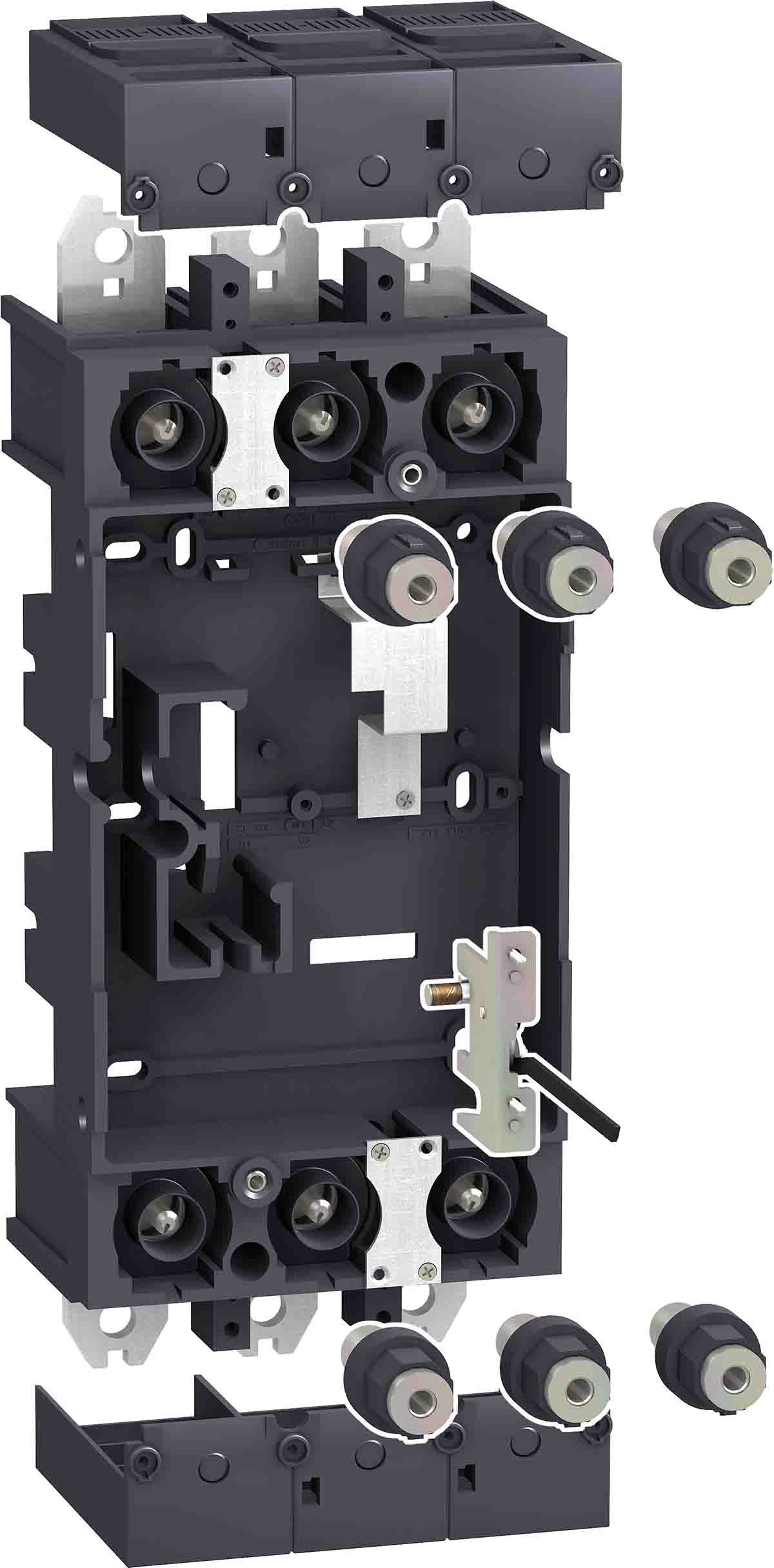 Schneider Electric Compact Nsx, Compact Nsx Dc Plug In Kit for use with Compact Nsx 400/630
