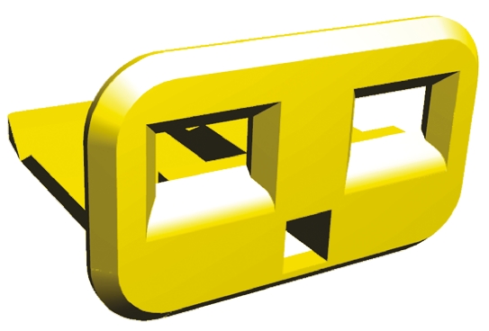 TE Connectivity, EconoSeal III 2 Way TPA Lock for use with Automotive Connectors