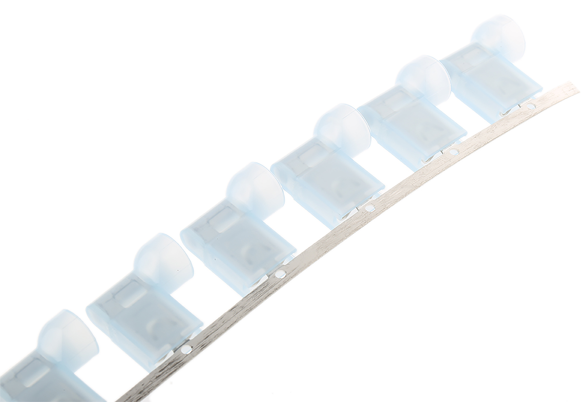 TE Connectivity Ultra-Fast .250 Blue Insulated Female Spade Connector, Flag Terminal, 6.35 x 0.81mm Tab Size, 1.3mm² to