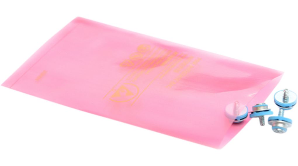 Pink Antistatic Bag 10"x12" 300g pk100