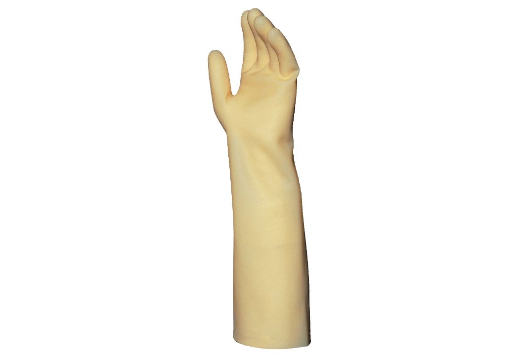 Mapa ADVANTECH 514 Yellow Natural Latex, Nitrile, Polychloroprene Work Gloves, Size 10