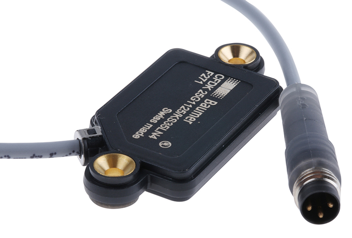 Baumer Capacitive Block Proximity Sensor, 8 mm Detection, PNP NO, 10 → 30 V dc