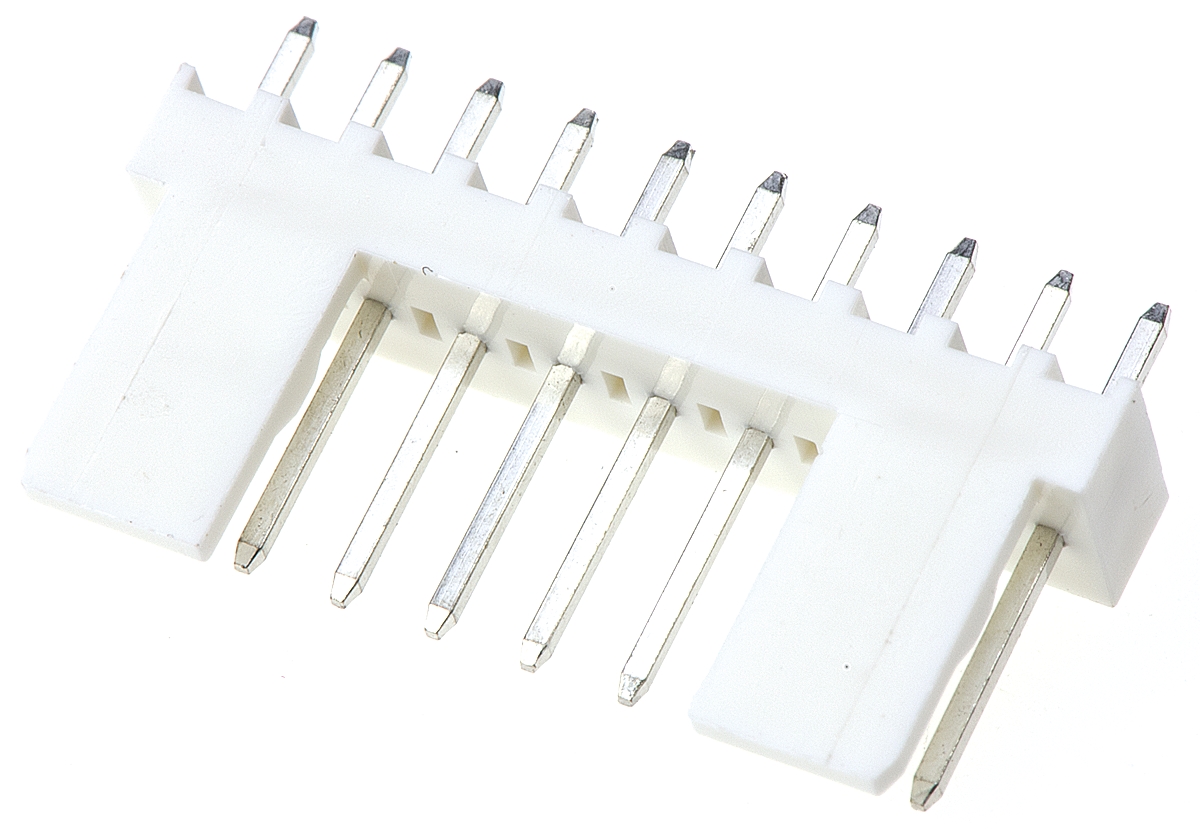 Molex KK 254 Series Straight Through Hole Pin Header, 10 Contact(s), 2.54 mm Pitch, 1 Row, Unshrouded