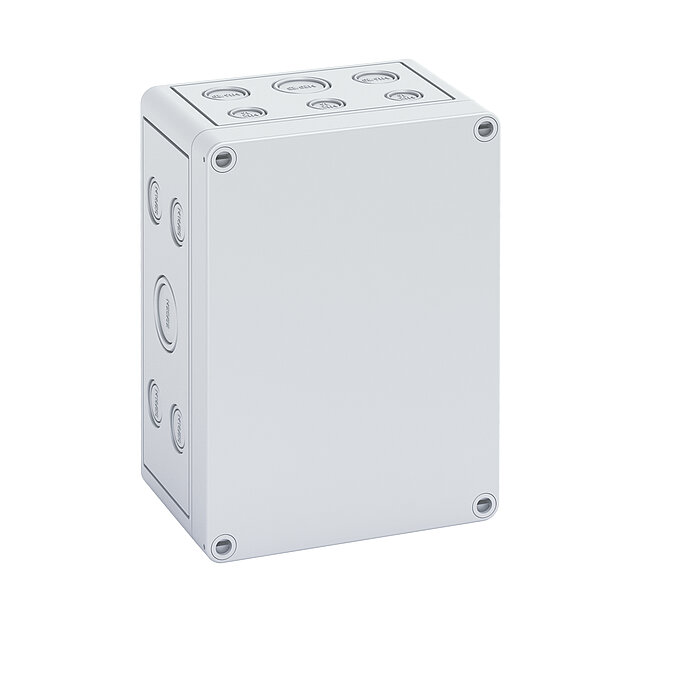 Spelsberg TK Series Grey Polycarbonate Enclosure, IP66, IK08, Grey Lid, 180 x 130 x 90mm
