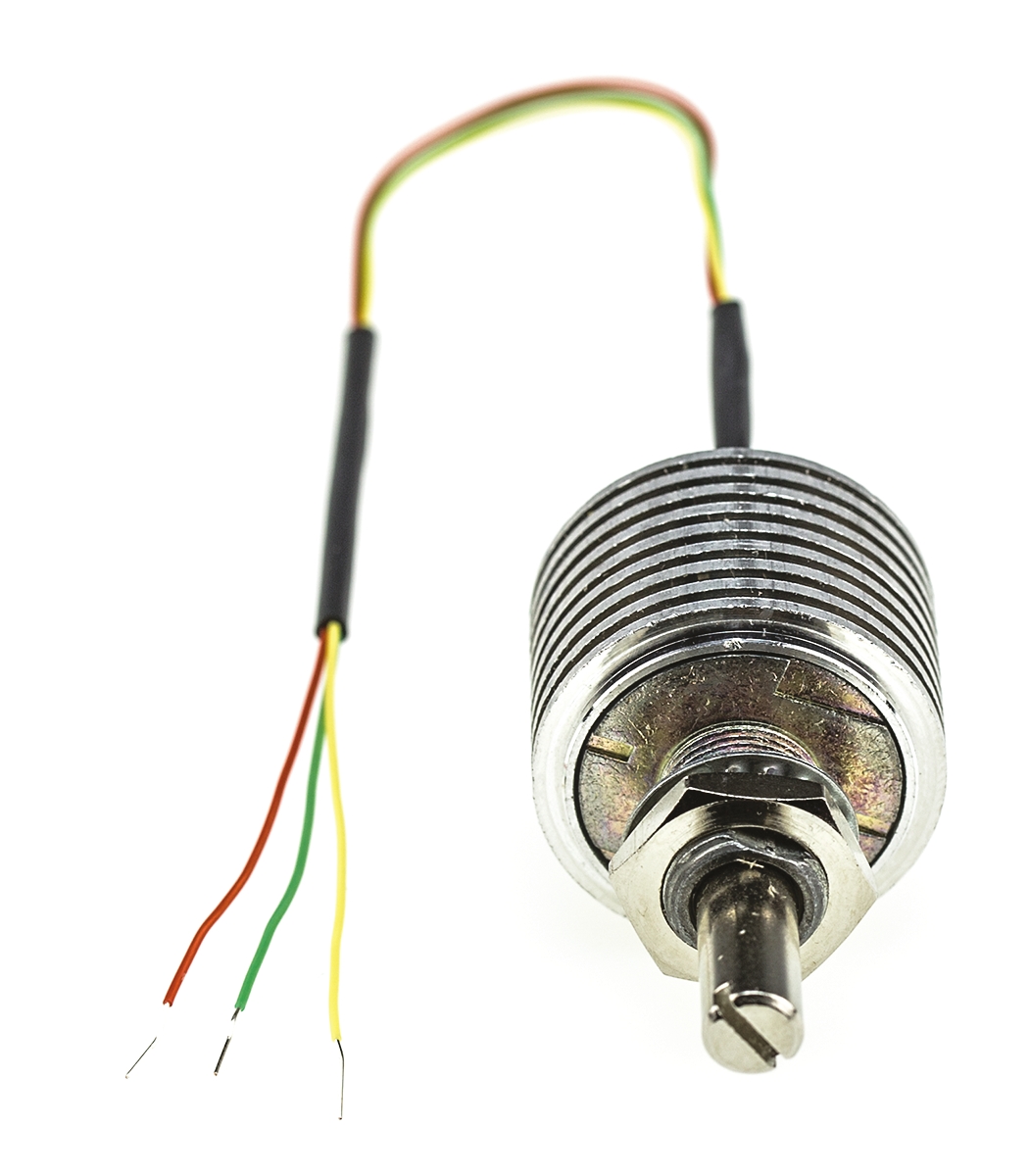 Vishay PE60 470Ω Rotary Potentiometer 1-Gang Panel Mount, PE60L0FLW471MA