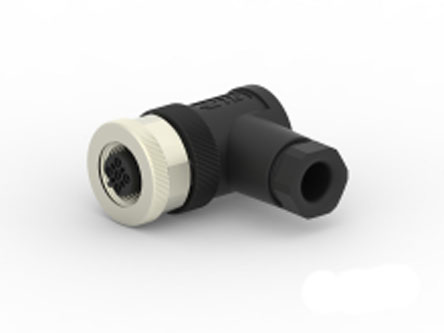TE Connectivity Circular Connector, 5 Contacts, Cable, M12 Connector, Socket, Female, IP67, T411 Series