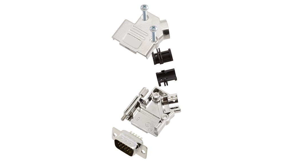 Encitech Connectors, 6355 Series D Sub Hoods For Use With For Cable