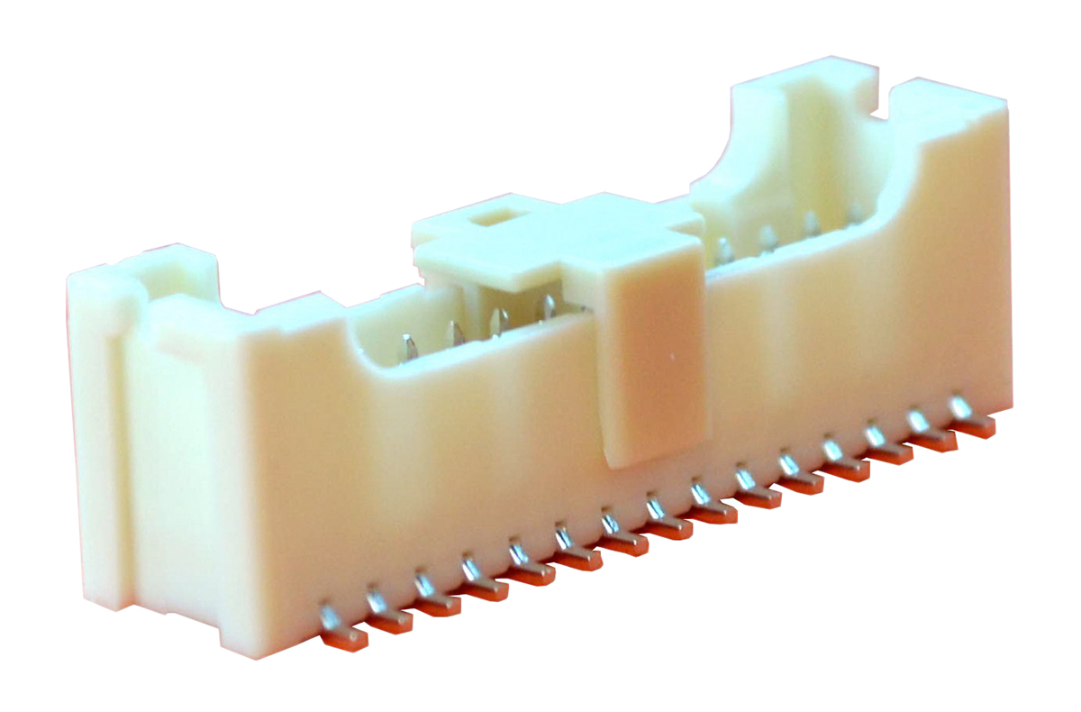 JST PUD Series Straight Surface PCB Header, 30 Contact(s), 2 mm Pitch, 2 Row, Shrouded