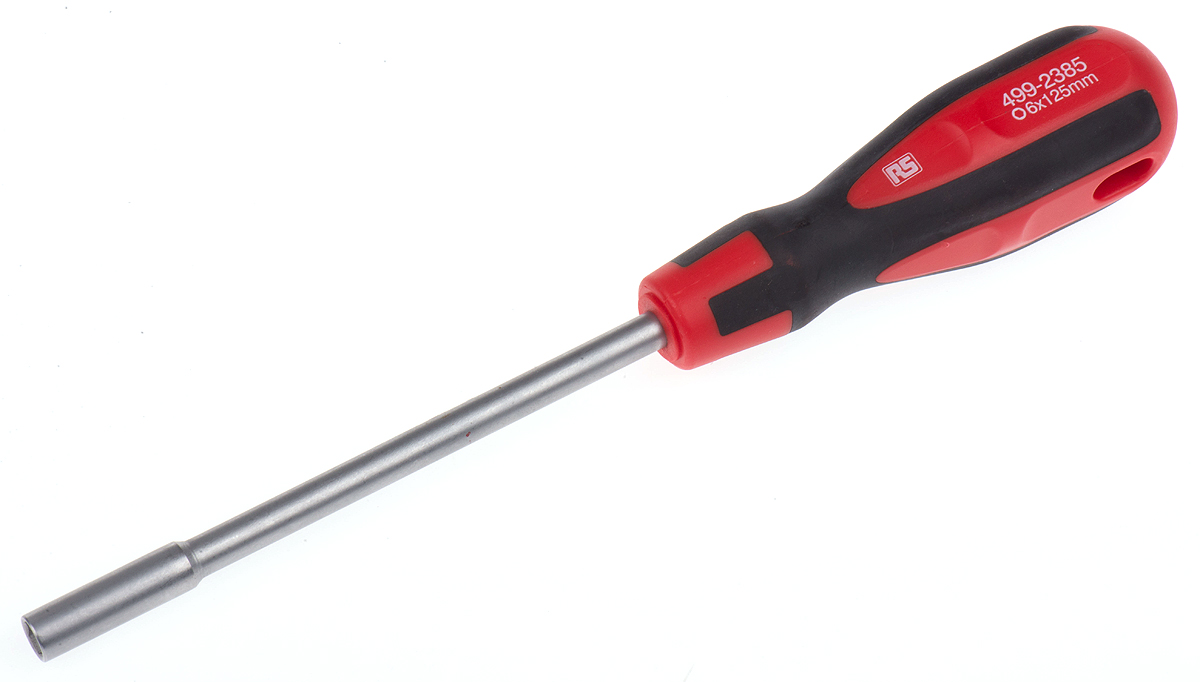 RS PRO Hexagon Nut Driver, 6 mm Tip, 125 mm Blade
