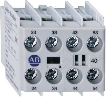 Allen Bradley Auxiliary Contact Block, 4 Contact, 4NO, Snap-On 100K
