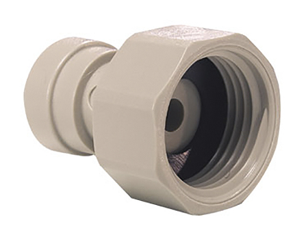 John Guest Plastic Pipe Fitting, Straight Tap Adapter