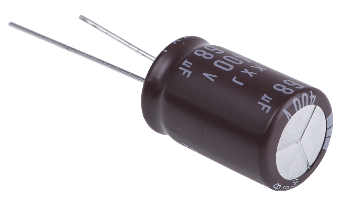 CHEMI-CON 68μF Aluminium Electrolytic Capacitor 400V dc, Radial, Through Hole - EKXJ401ELL680ML25S