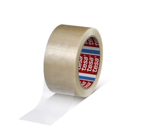 Tesa 4120 White Packing Tape, 100m x 50mm