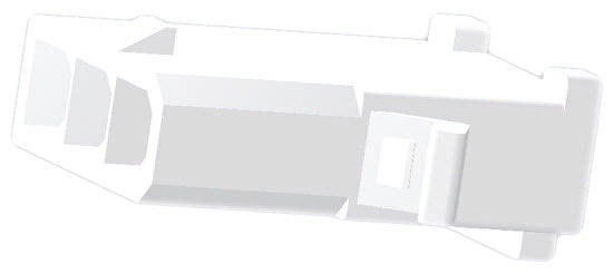 Molex Male Connector Housing, 4.8mm Pitch, 2 Way, 1 Row