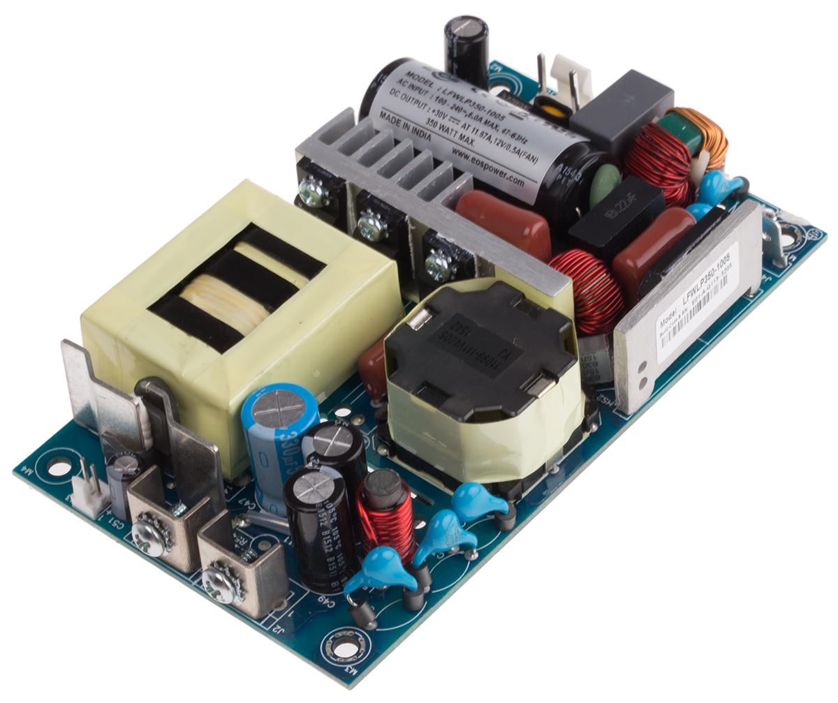 EOS Switching Power Supply, LFWLP350-1005, 30V dc, 10.83A, 350W, 1 Output, 120 → 390 V dc, 90 → 264 V ac