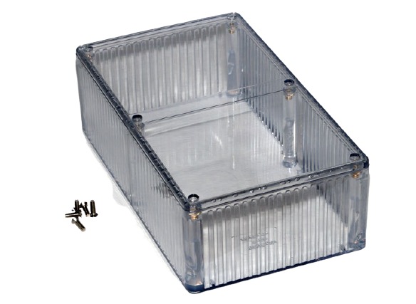 Hammond 1591 Series Polycarbonate General Purpose Enclosure, IP54, 191 x 56 x 109mm
