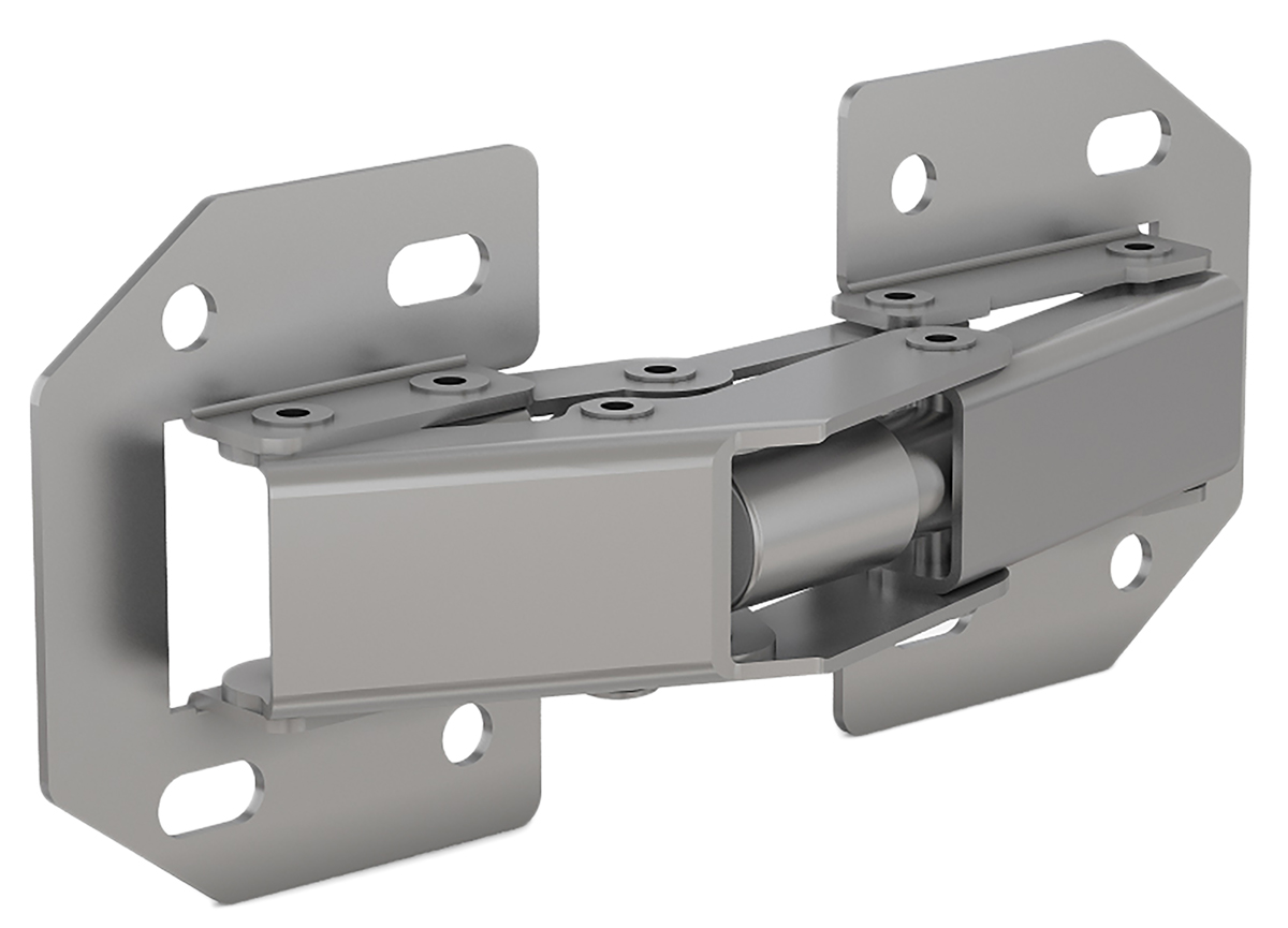 Pinet Stainless Steel Concealed Hinge, Screw Fixing, 44mm x 104.5mm x 26mm