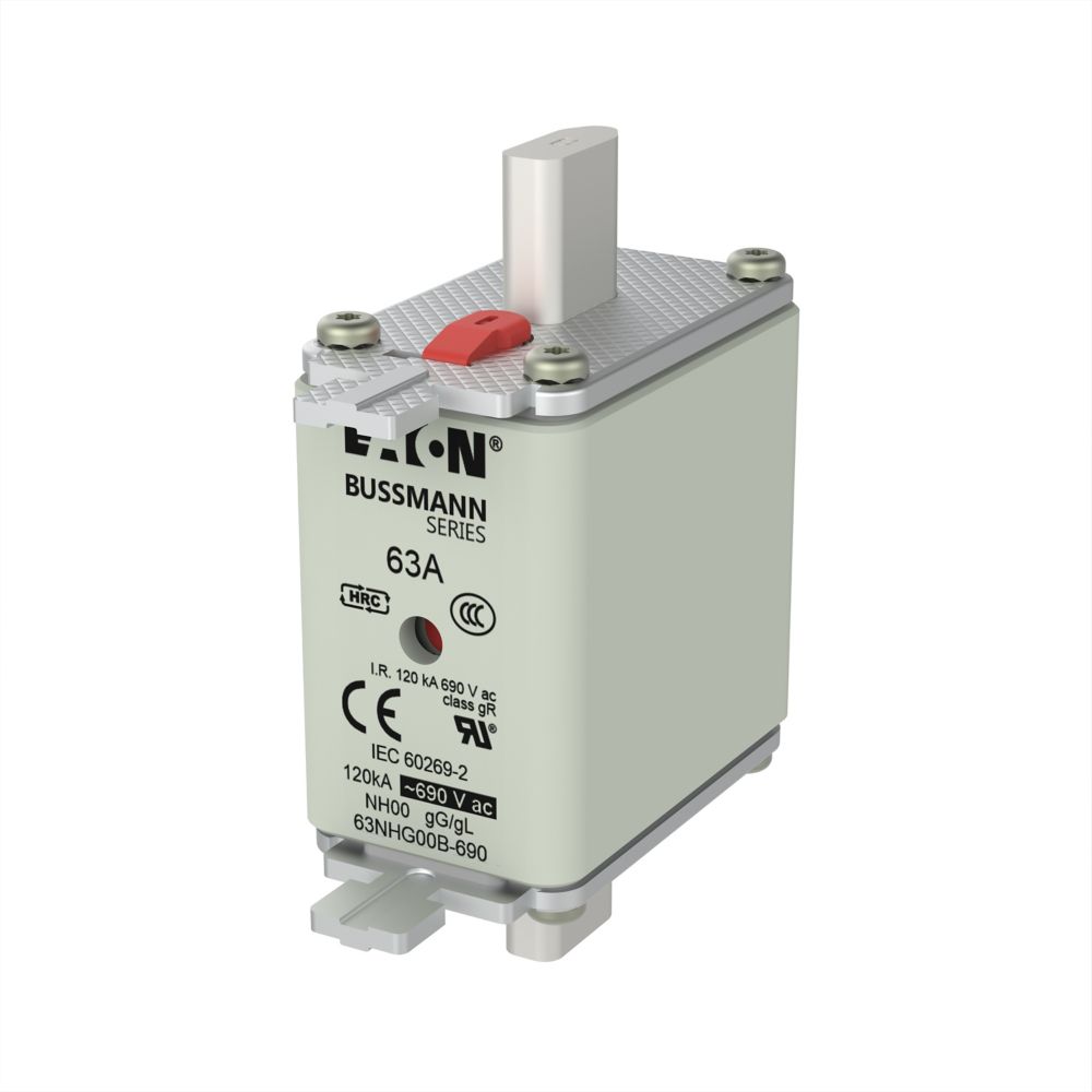 Eaton 63A NH Fuse, NH2, 690V ac
