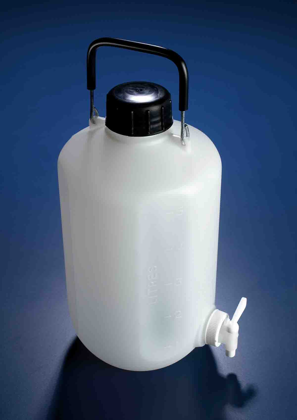 RS PRO 5L HDPE Wide Neck Aspirator Bottle