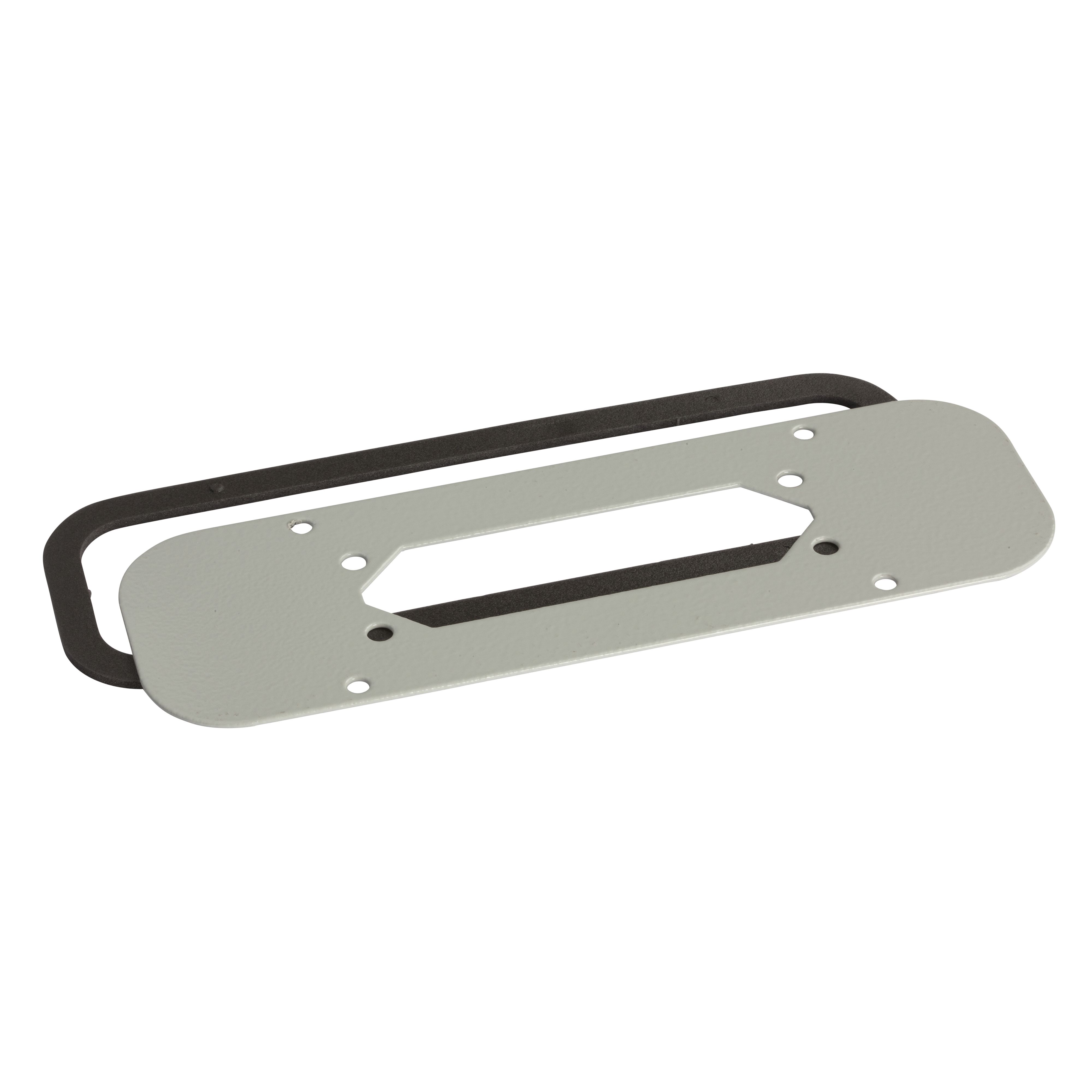 Schneider Electric PanelSeT Accessoires Series RAL 7035 Gland Plate, 220mm H, 495mm W, 495mm L for Use with Spacial S3D