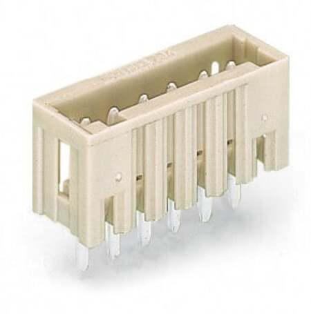 WAGO 734 Series Straight Horizontal and Vertical Mount PCB Header, 10 Contact(s), 3.5 mm Pitch, 1 Row