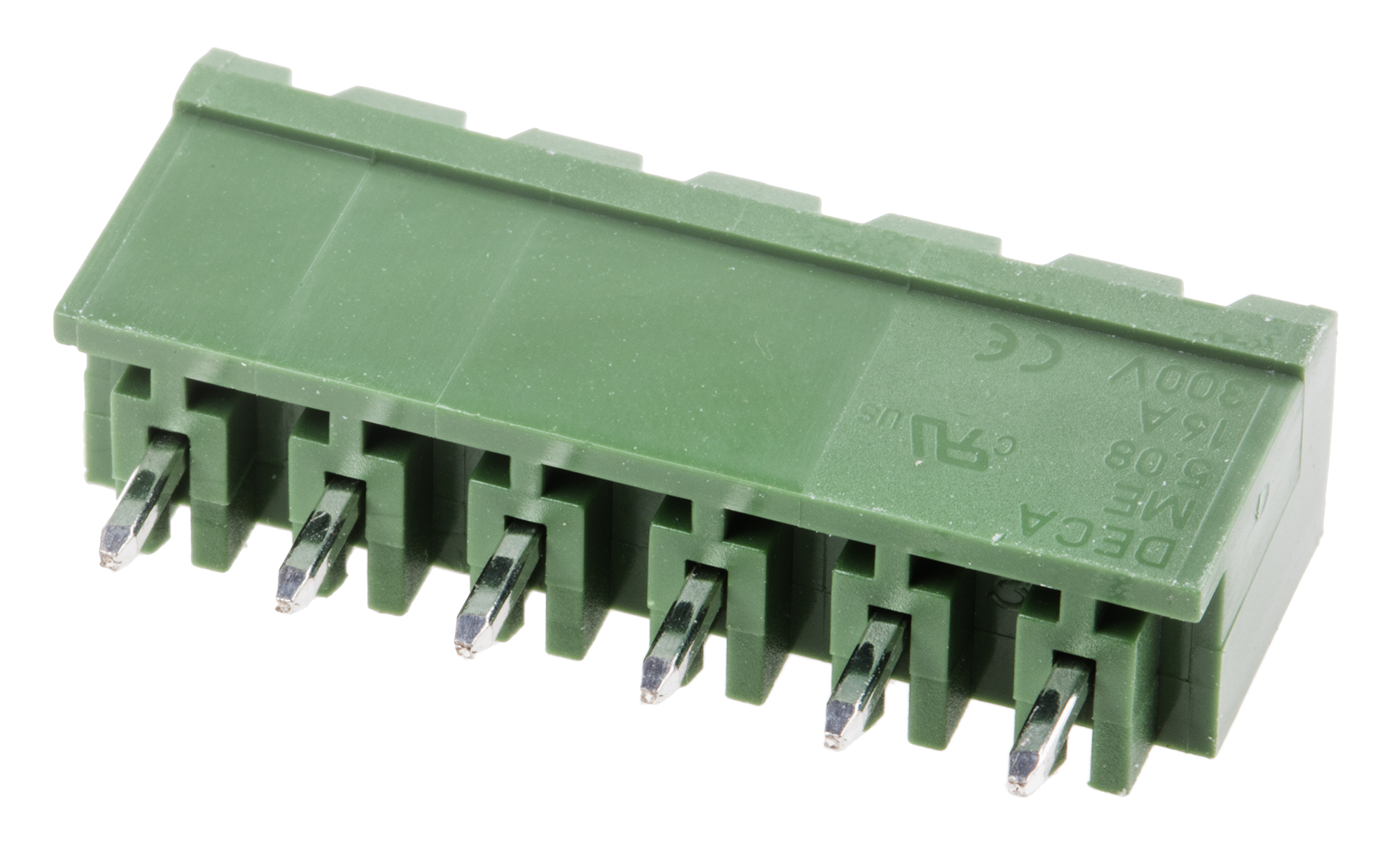 RS PRO, 5.08mm Pitch, 6 Way, Pluggable Terminal Block, Header, Through Hole, Solder Termination