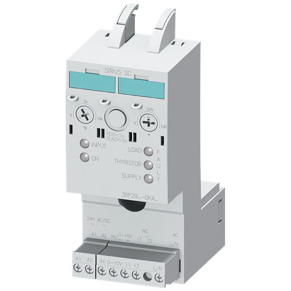 Siemens 3RF2 Clip On Power Controller, 111.5 x 45 x 69.5mm, 400 → 600 V ac/dc Supply Voltage Controller