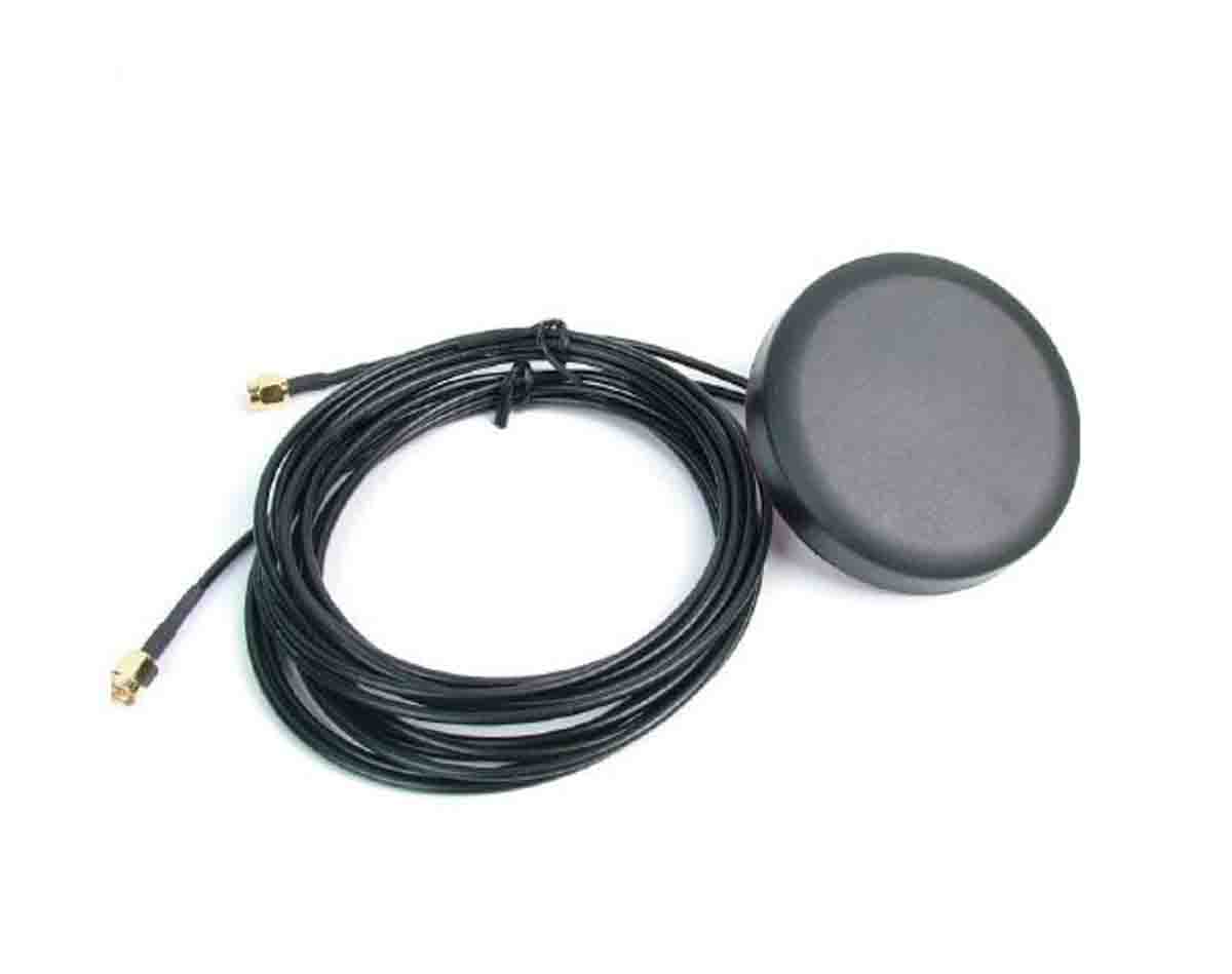 Siretta TANGO12/2M/SMAM/SMAM/RP/S/17 Puck WiFi Antenna with SMA RP Connector, Bluetooth (BLE), WiFi, ZigBee