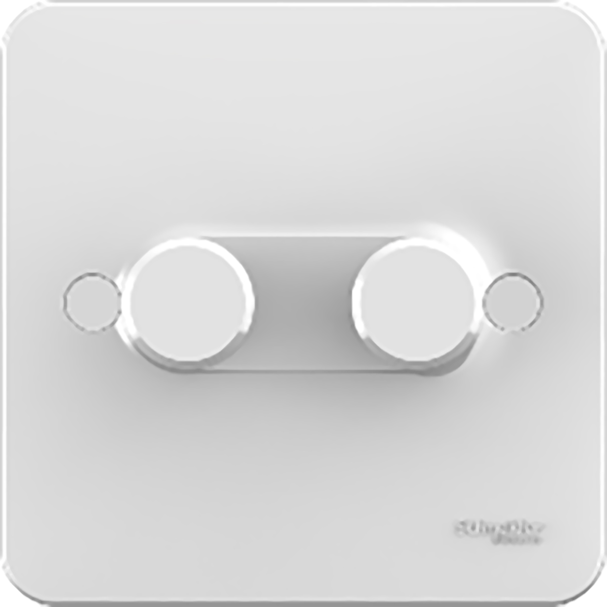 Schneider Electric 2 Way 2 Gang Dimmer Switch, 250W