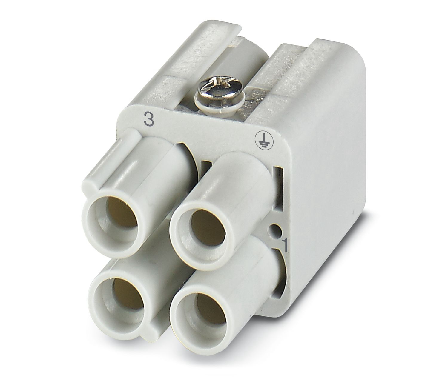 Phoenix Contact Heavy Duty Power Connector Insert, 40A, Female, HC Series, 3 + PE Contacts