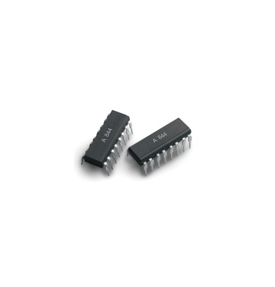 Broadcom, ACPL-844-300E AC Input Phototransistor Output Quad Optocoupler, Surface Mount, 16-Pin PDIP