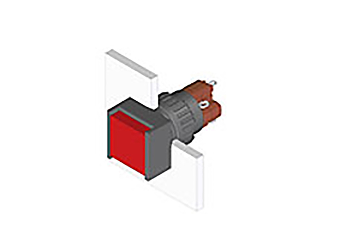 EAO Illuminated Push Button Switch for Use with Series 51 Switches