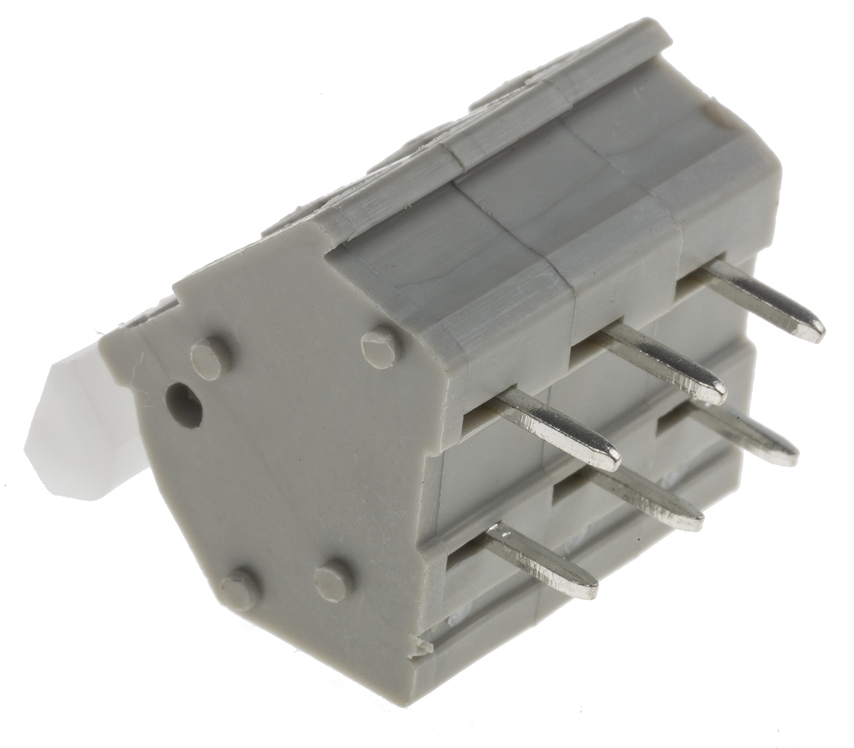 RS PRO PCB Terminal Block, 3-Contact, 5mm Pitch, Through Hole Mount, 1-Row, Screw Termination