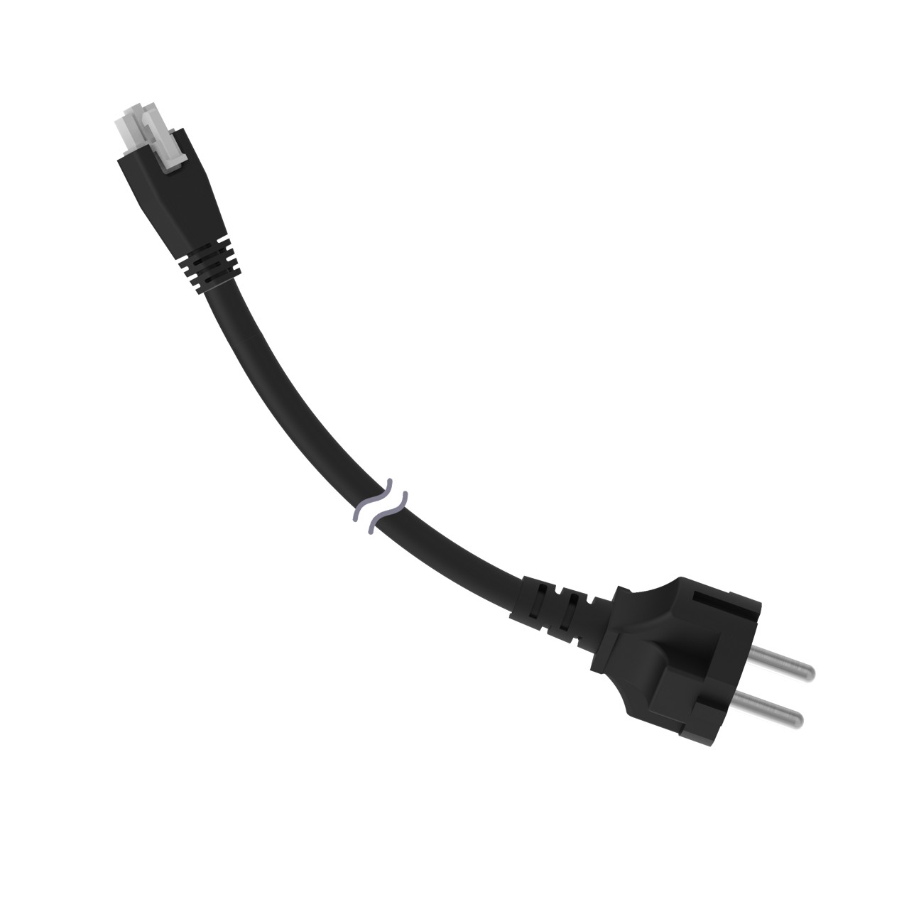 Banner Straight Molex Socket to Right Angle AC Plug Plug Power Cord, 1.8m