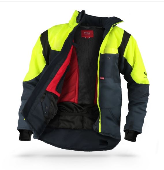 Flexitog Endurance Drive Black, Grey, Yellow, Cold Resistant Jacket, M