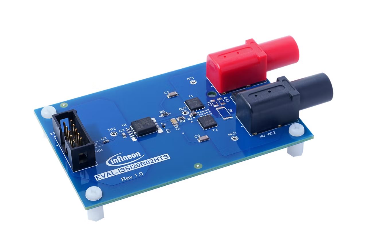 Infineon EVAL-iSSI20R02HTS Evaluation Board for EVALISSI20R02HTSTOBO1 for ISSI20R02H