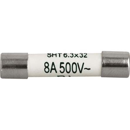 Schurter 1A T Ceramic Cartridge Fuse, 6.3 x 32mm
