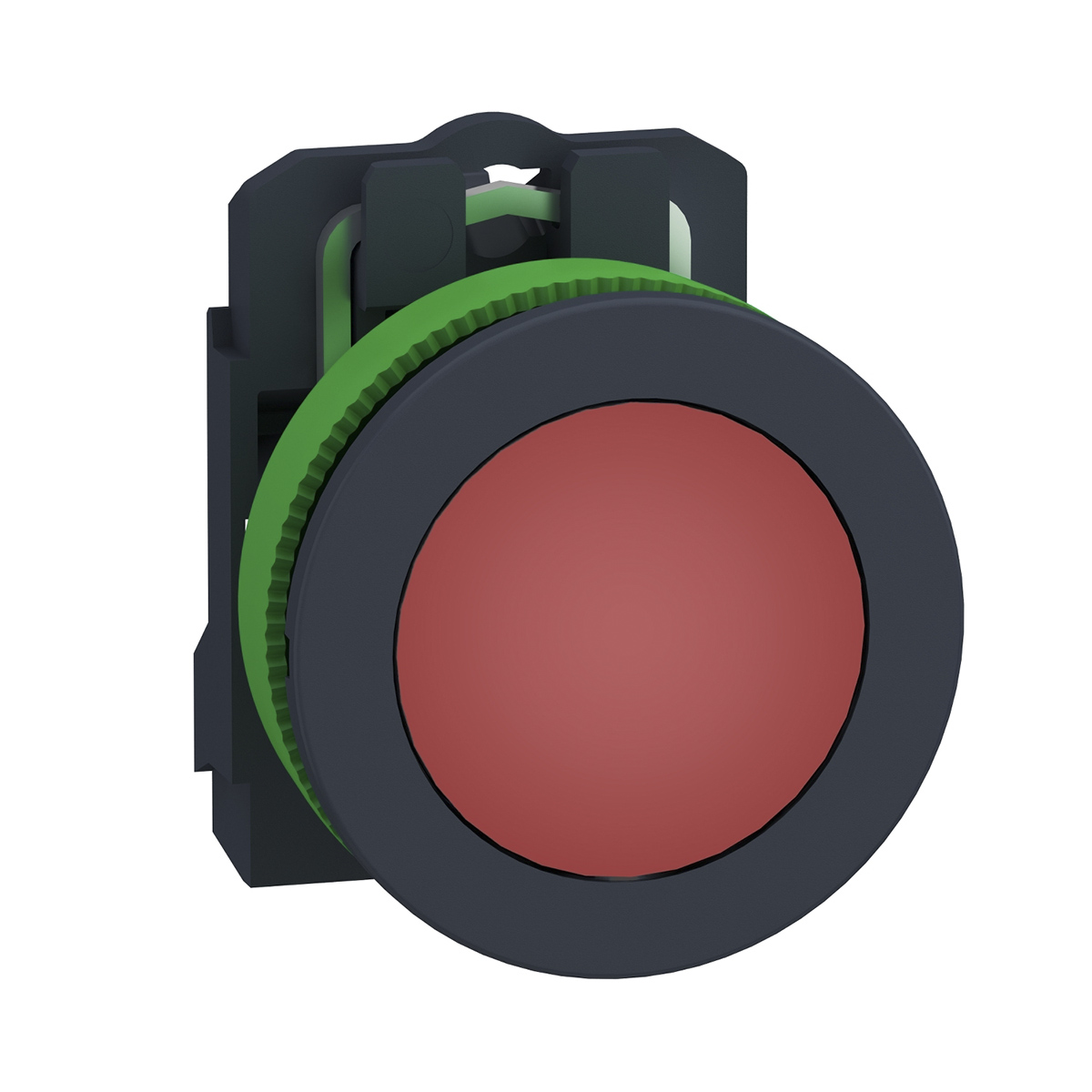 Schneider Electric, Harmony, Flush Mount Red Universal LED Pilot Light, 30mm Cutout, Round, 195 → 264V ac