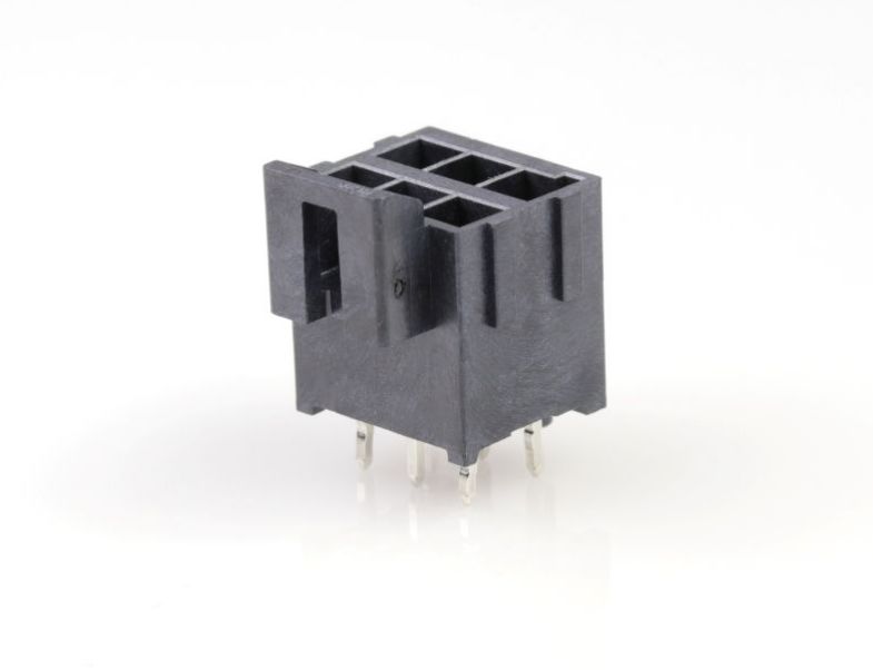 Molex Ultra-Fit Series Straight Through Hole PCB Header, 6 Contact(s), 3.5 mm Pitch, 2 Row, Shrouded