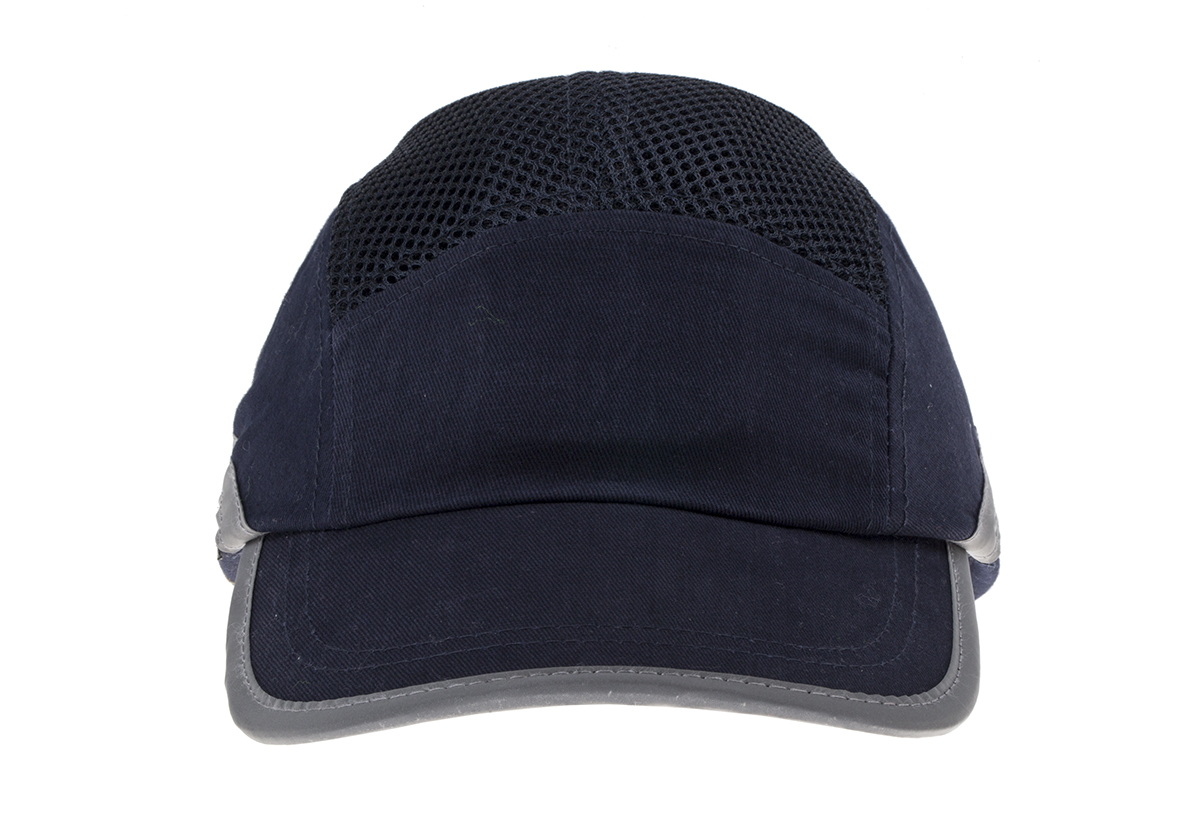 Portwest Navy Long Bump Cap, Mesh Protective Material