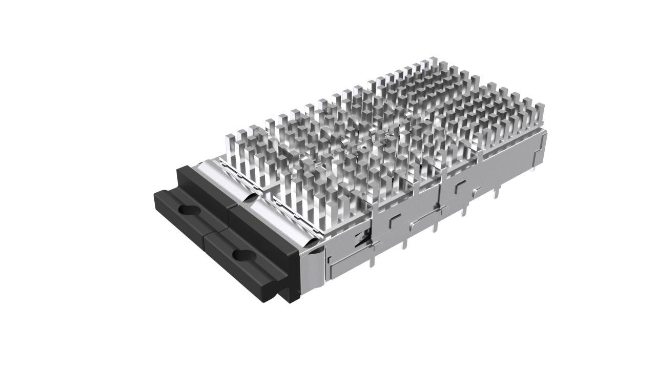 Amphenol Communications Solutions QSFP-DD I/O Connector Plug 76-Position, UE36C2620005B32