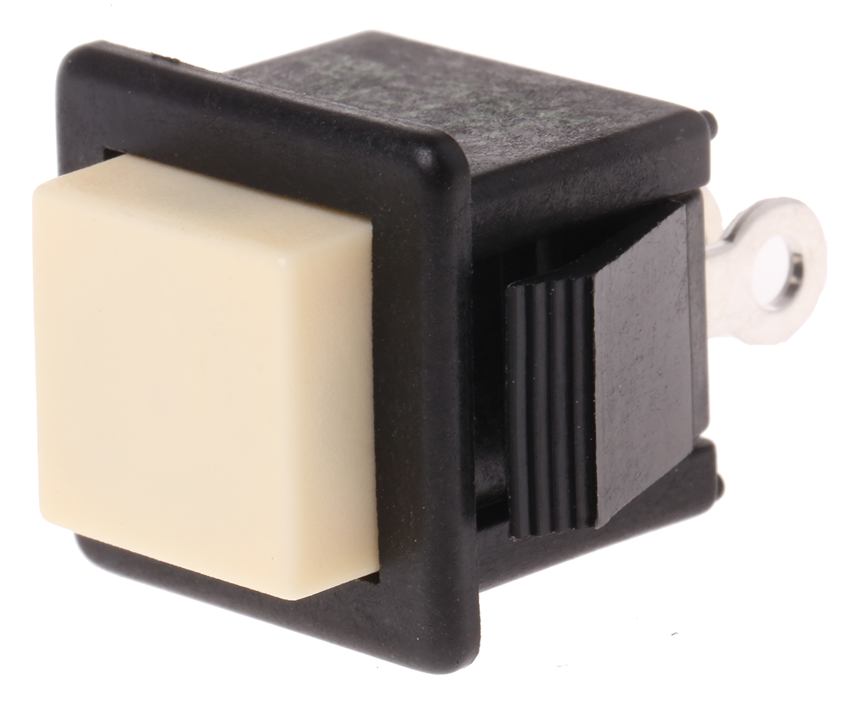APEM 1400N Series Push Button Switch, Momentary, Panel Mount, SPDT, 250V ac